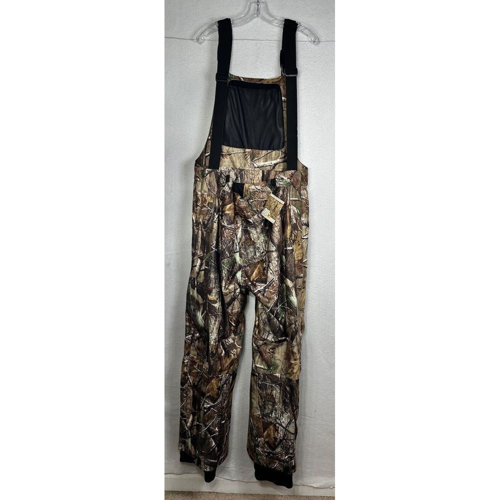 L.L. Bean Bib Insulated Overalls Mens XL Tall Realtree Camo Adjustable Strap NWT - Picture 6 of 13